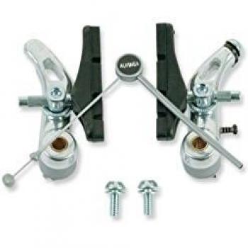 V PARTS - 830P : Juego puente freno tipo cantilever aluminio color plata