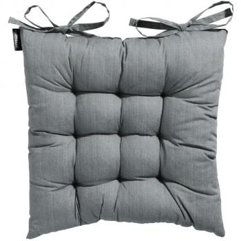 Cojín de asiento Madison Toscane Basic 46x46 cm Gris