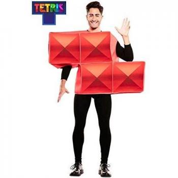 Tetris Disfraz de Figura Roja para Adultos
