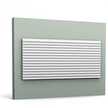 Paneles Murales 3D Orac Decor WX205 - Diseño Moderno, Motivos Repetitivos, Poliestireno Blanco, Uso Doble Cara
