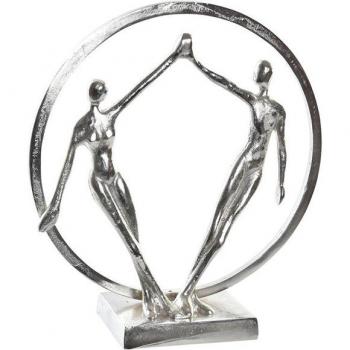 Figura Decorativa DKD Home Decor 34 x 11 x 36 cm Naranja Personas