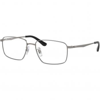 Ray-Ban RX6524D Asian Fit 2620 Men's Eyeglasses Gunmetal Size 56 (Frame Only) - Blue Light Block Available