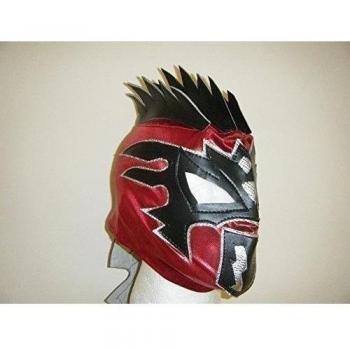 RED KALISTO - THE LUCHA DRAGONS De Lujo Máscara Infantil De Lujo Con Cremallera