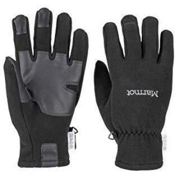 Marmot Infinium Windstopper Glove Guantes vellón, cálidos, a Prueba de Viento, Repelente al Agua, para Exteriores, Ciclismo, Correr, Unisex Adulto, Black, XL