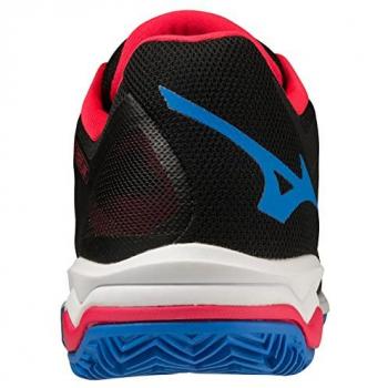 Mizuno Wave Exceed Light Zapatilla De Pádel Hombres Negro/Azul/Blanco/Rojo - 43 EU