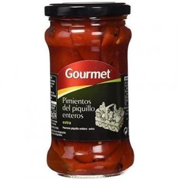Gourmet - Pimientos del piquillo enteros - Extra - 220 g - , Pack de 6