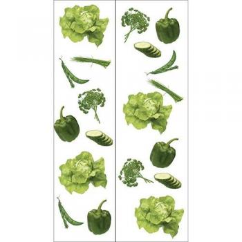 Calcomanía Refrigerador y Lavavajillas Jardín Potager Frescura Verde Alimentación Bio Decoración 180 cm x 100 cm
