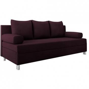 Sofá-cama Comfivo 125 con Caja de Ropa de Cama en Uttario Velvet 2963 - Dimensiones: 192 x 86 x 80 cm