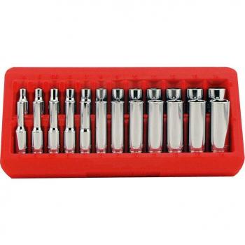 GREATNECK 18622 22 Pc 1/4 Drive Deep/Shallow Socket Set with Tray - Metric