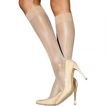 Wolford Satin Touch 20 Knee-Highs - Gobi - Size S