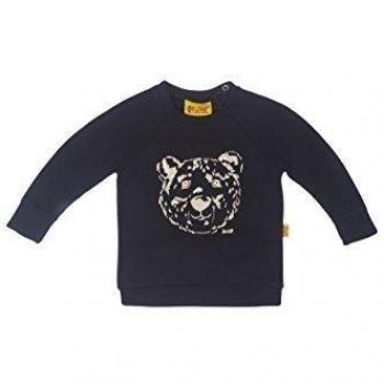 Steiff Sweatshirt 1/1 Arm-Sudadera Bebé-Niñas,  
 azul