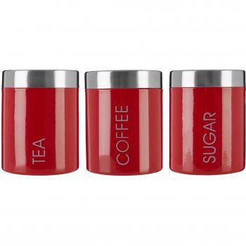 Premier Housewares Bote, Acero Inoxidable, Rosso, Centimeters