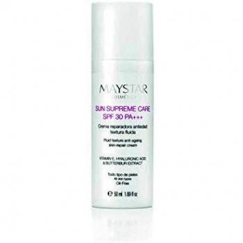 Maystar Skincare – Crema Reparadora, Protección Solar 30, Antiedad, Gama Sun Supreme, 50 ml