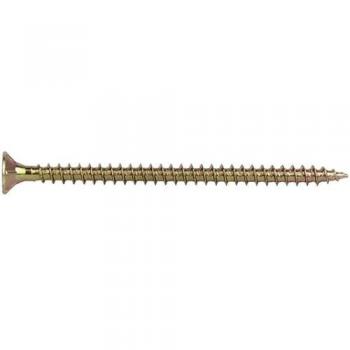Tornillo para Aglomerado DIN-7505A M6x200mm, Cabeza Avellanada Pozidrive - Caja de 200 Unidades