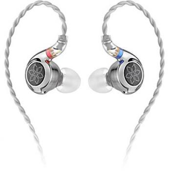 Auriculares In-Ear FiiO FD11 con Controlador Dinámico y Audio de Alta Resolución, Cableados, Color Plata