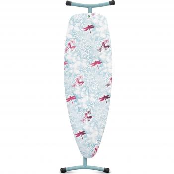 Brabantia Barley - tabla de planchar con almohadilla de silicona de calor, Metal, metal, Botanical, D