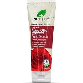 Dr Organic Rose Otto Face Scrub 125ml