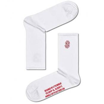 Calcetines Largos Estampados con Símbolo del Dólar para Hombre 3/4 Crew