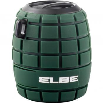 Elbe ALT-22WR-BT - Altavoz Bluetooth, con forma de granada, Aux-In, color verde