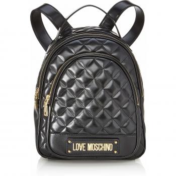 Love Moschino - Borsa Quilted Nappa Pu, Bolsos mochila Mujer, Negro