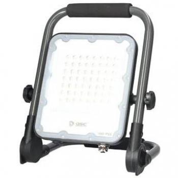 Proyector LED de Aluminio 30W con Soporte Móvil 6500K IP65 Gris