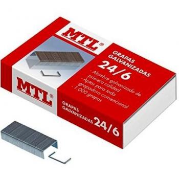 MTL 79180 - Pack de 1000 grapas galvanizadas