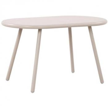 Mesa de Centro Velva Ovalada, Loungetisch Impermeable y Resistente a UV para Interior y Exterior