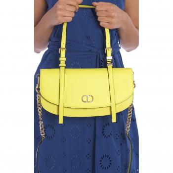 Twinset Yellow Crossbody Bag for Women, ONE SIZE