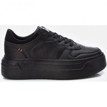 Refresh Zapatillas Deportivas para Mujer 171328 Negro con Plataforma de 5cm y Cierre de Cordón