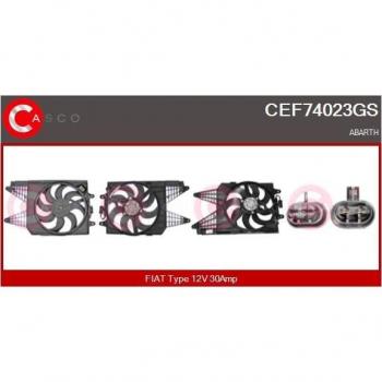 Motor eléctrico para ventilador de radiador CASCO CEF74023GS con alta eficiencia y durabilidad