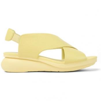 Sandalias de cuña de mujer Camper - Balloon amarillo