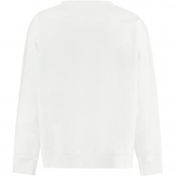 Maison Margiela Men's Cotton Crew-Neck Sweatshirt in White | Size Small | S50GU0208S25520 Color 729