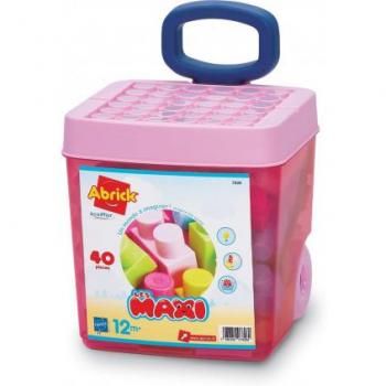 Bloques de Construcción Ecoiffier 40 Piezas - Juego de construcción - 40 piezas - Les Maxi - ECOIFFIER rosa