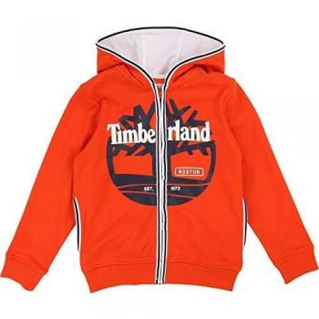 Timberland - Sudadera con Capucha para niños Papaya 12 años