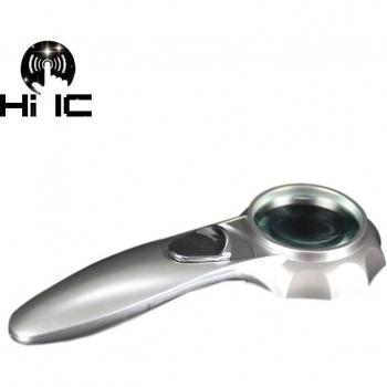 Cartucho de calibración HD para disco de vinilo LP con lupa (7X) y LED, accesorios para reproductor de fonógrafo portátil