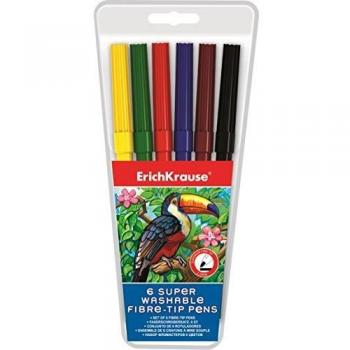 Rotuladores Marker Set Erich Krause – Rotuladores, 6 Malstifte