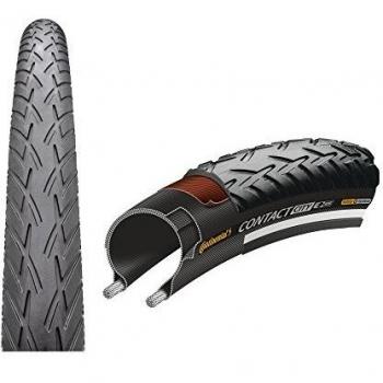 Continental Contact Plus City Reflex - Neumático para bicicleta, 26x1.75 (47-559), con aro rígido