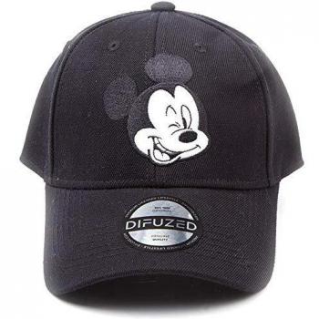 Disney Casquette Mickey Gorra de béisbol, Noir, Talla única Unisex Adulto
