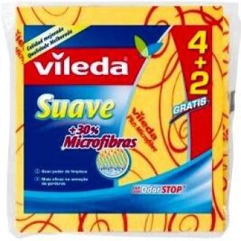 Vileda Suave - Bayetas suaves con 30% microfibras, 4+2 unidades gratis