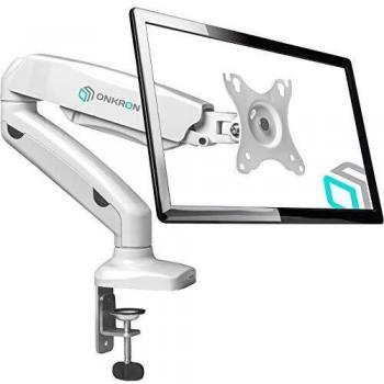 Soporte Brazo Articulado para Monitor Onkron G80-W Blanco 13-32 VESA 100x100 Máx 8Kg