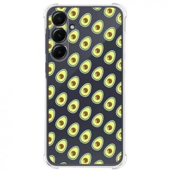 Funda Antigolpes de Silicona para Samsung Galaxy A35 5G con Diseño de Aguacate