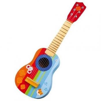 Guitarra de Madera Multicolor para Niños - Juguete Musical Sevi (3 años, 530 mm)