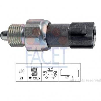 Interruptor de marcha atrás FACET 7.6232, tipo: interruptor, características: piloto de marcha atrás, compatible con vehículos que requieren señalización de reversa