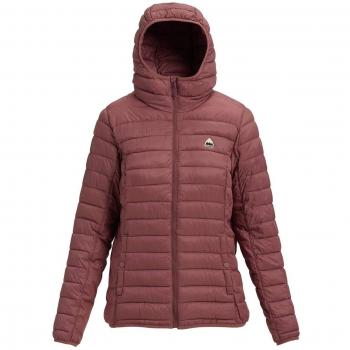 Burton Evergreen Synthetic Hooded Insulator Chaqueta Funcional, Mujer, marrón