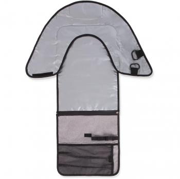 Cambiador Plegable Kikkaboo con Barrera de Movimiento, diseño compacto, fácil de transportar, superficie acolchada para mayor comodidad del bebé, sistema de seguridad con barrera para evitar caídas, adecuado para uso en casa y