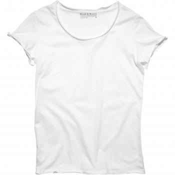 Camiseta de mujer algodón orgánico manga corta cuello redondo