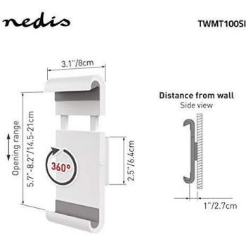 König KNMFTM10 Soporte de Pared Fijo para Tableta