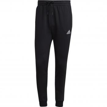 Adidas Essentials Regular Tapered Fleece Joggers for Men - Black - Size M