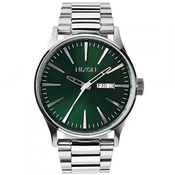 Nixon Reloj analógico para Hombre de Cuarzo con Correa en Acero Inoxidable A3561696-00