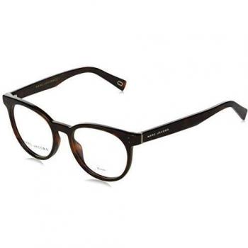 Marc Jacobs MARC 126 ZY1, Havana Unisex Round Eyeglasses, Plastic, 49mm